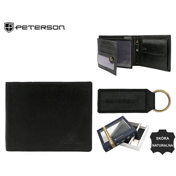 Peterson Férfi pénztárca és kulcstartó ajándékcsomag
