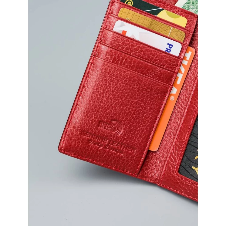 LORENTI Lakk Valódi bőr Női pénztárca