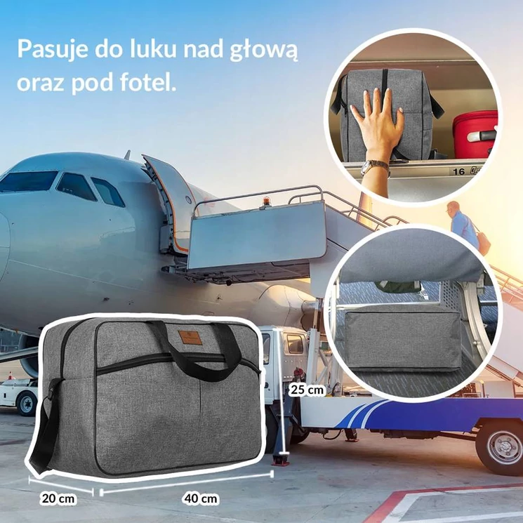 Peterson Fedélzeti táska Ryanair fedélzeti ingyenes méret 40 x 20 x 25 cm