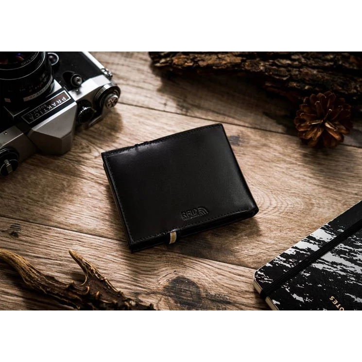 Peterson Valódi Bőr Férfi pénztárca RFID védelemmel