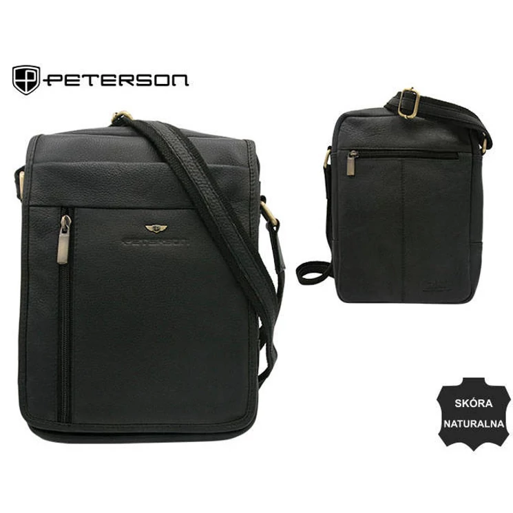 Férfi oldaltáska fekete színben