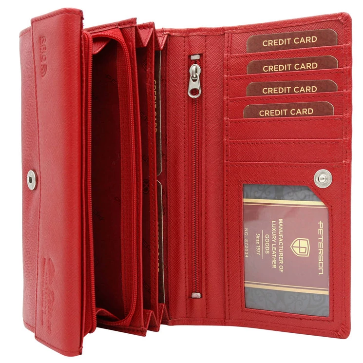 Piros Női pénztárca