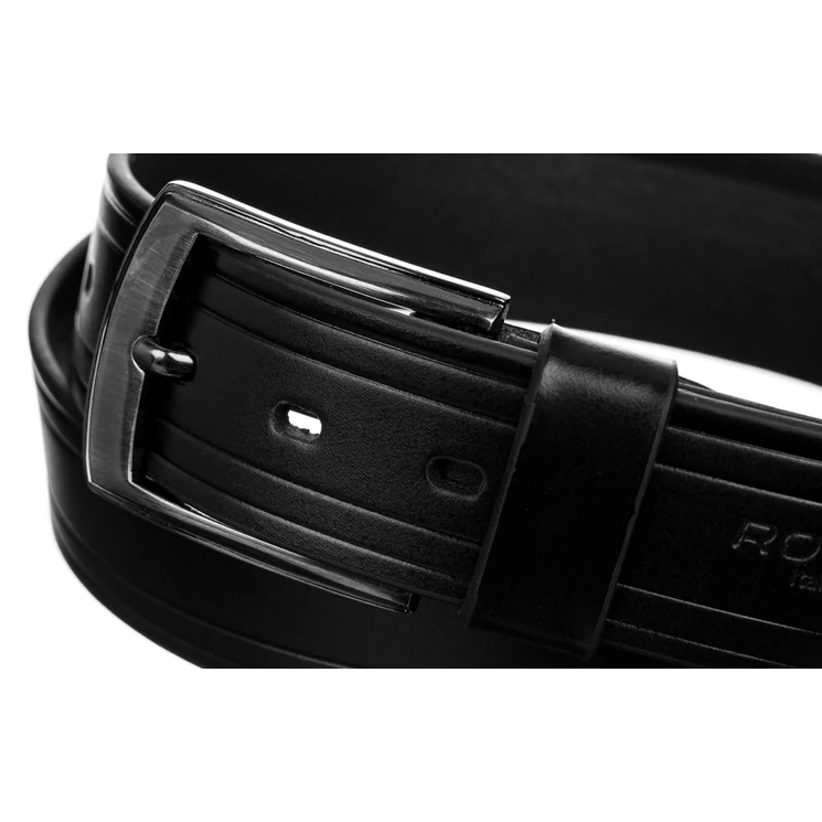 ROVICKY Férfi bőr öv kék színben