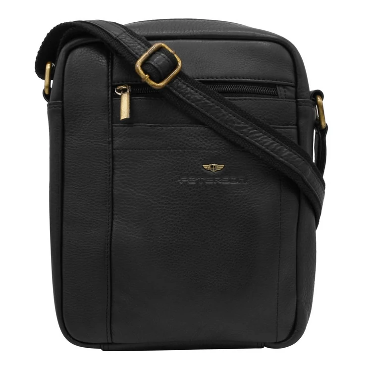 Férfi oldaltáska fekete színben