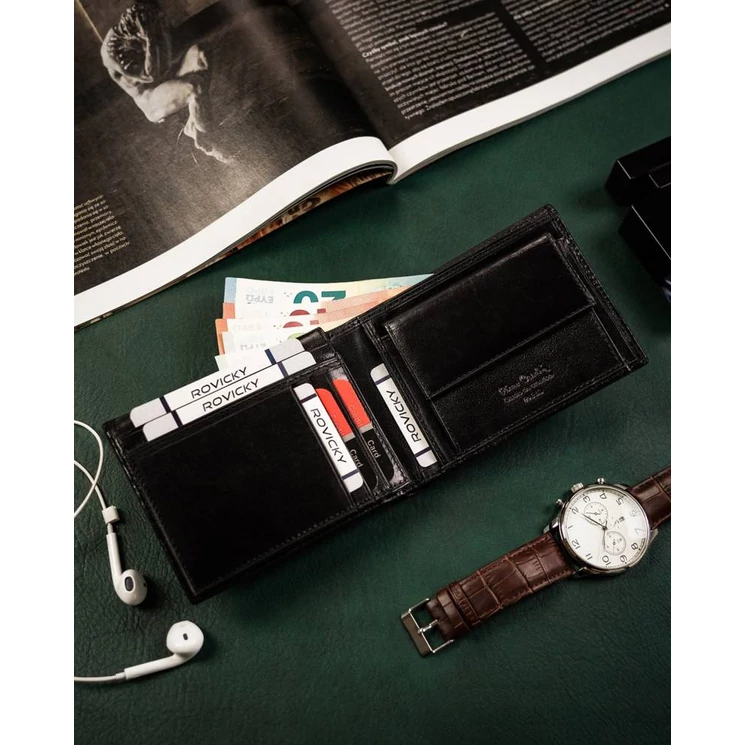 PIERRE CARDIN Elegáns Valódi bőr Férfi pénztárca