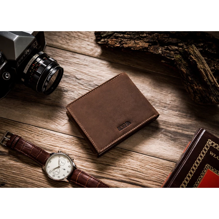 Peterson Valódi Bőr Férfi pénztárca kamionos motívummal