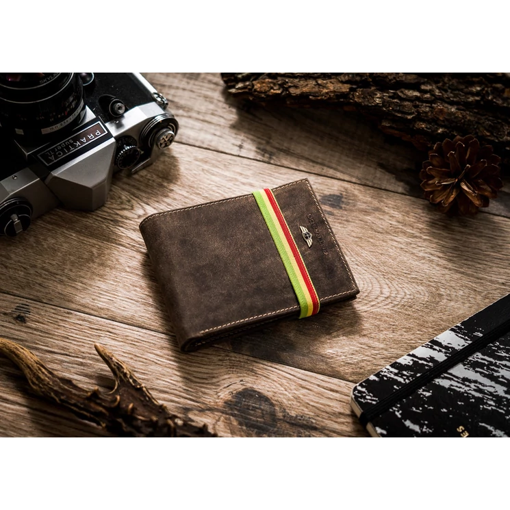 Peterson Valódi bőr Férfi pénztárca Rfid rendszerrel