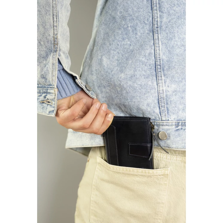 ROVICKY Valódi bőr Férfi pénztárca