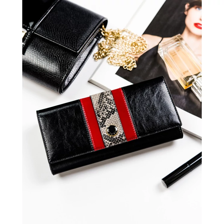 Valódi bőr Női pénztárca