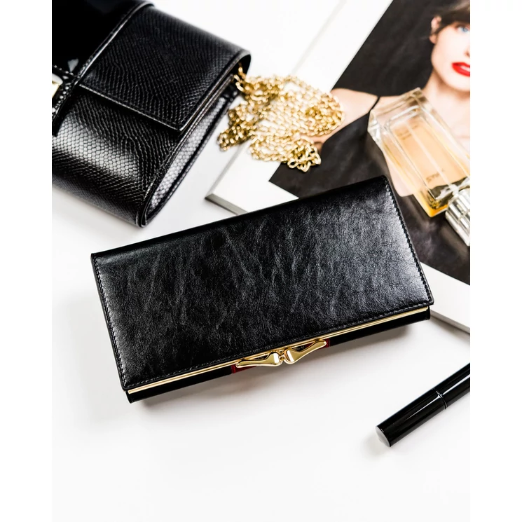 Valódi bőr Női pénztárca