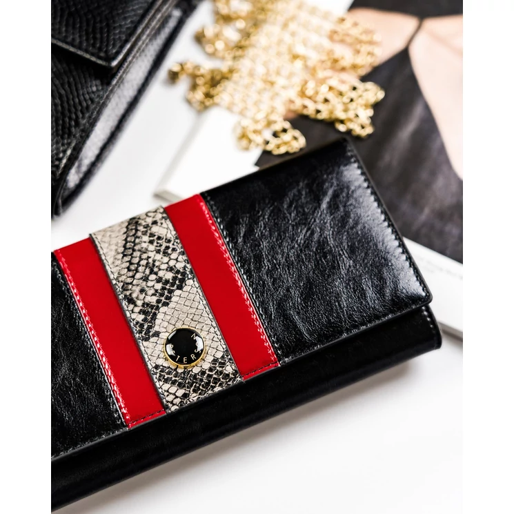 Valódi bőr Női pénztárca