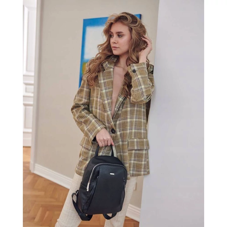 Elegáns, fekete női David Jones hátizsák 