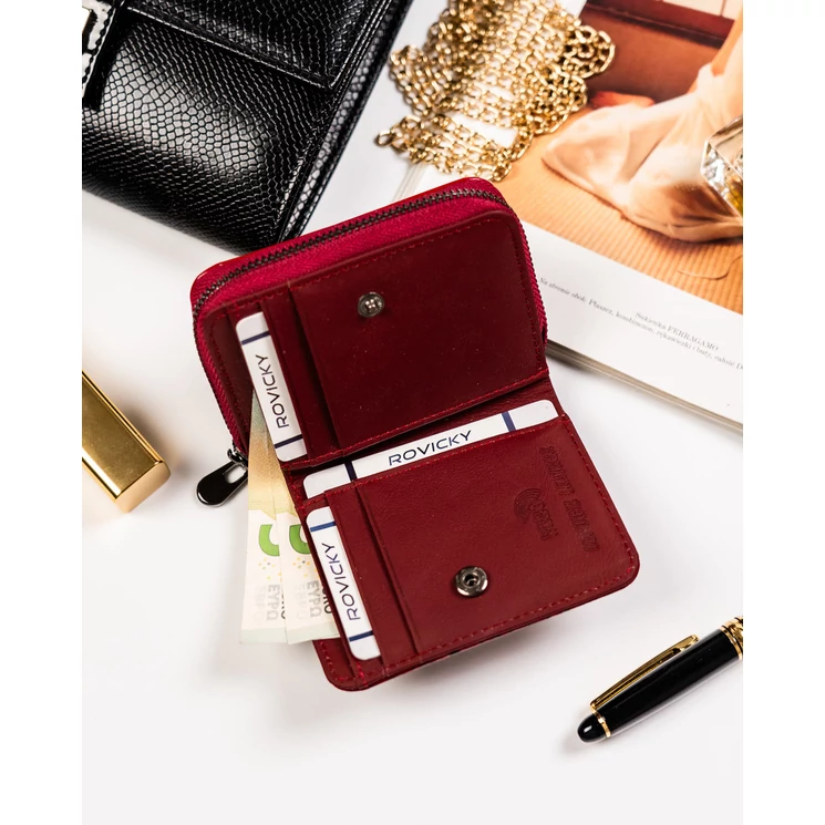 4U Cavaldi Valódi bőr kisméretű Női pénztárca