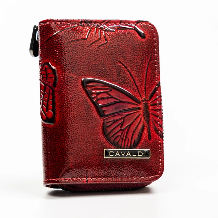 4U Cavaldi Valódi bőr kisméretű Női pénztárca