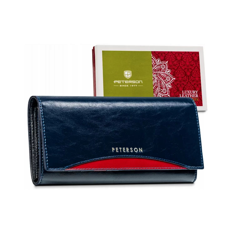 Valódi bőr Elegáns Női pénztárca