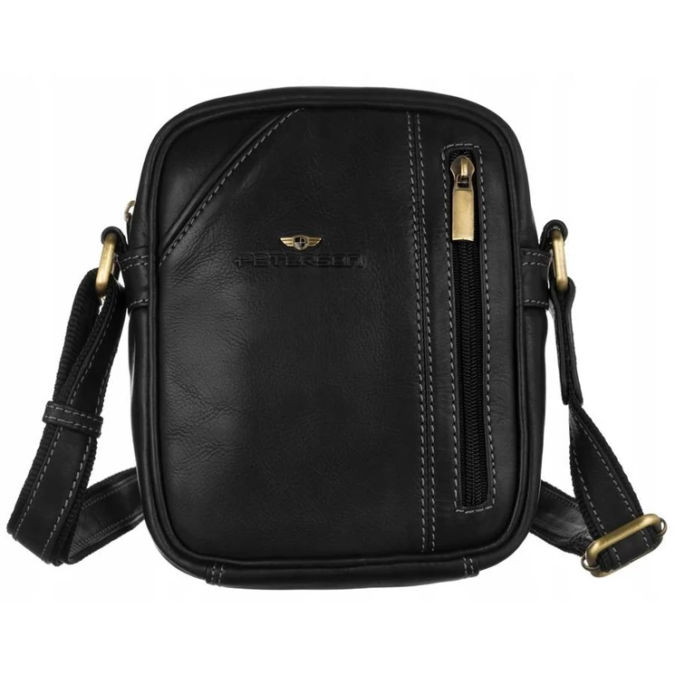  Férfi oldaltáska fekete színben