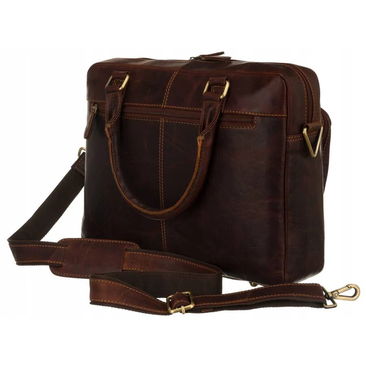 Peterson valódi bőr Férfi laptoptáska