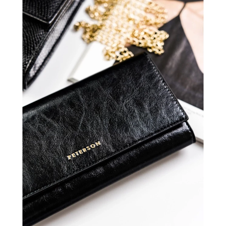 Valódi bőr Elegáns Női pénztárca