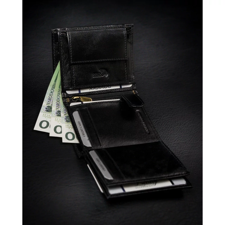 Valódi Bőr ROVICKY Férfi pénztárca RFID Védelemmel