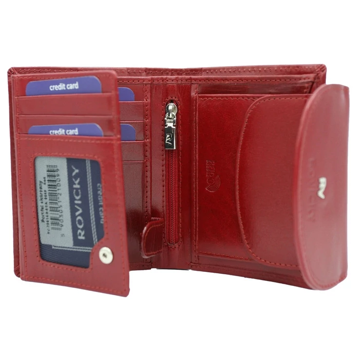 Elegáns piros Női pénztárca