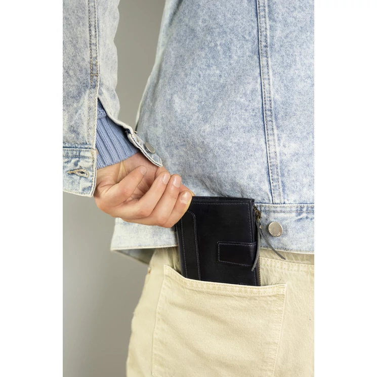 ROVICKY Valódi bőr Férfi pénztárca