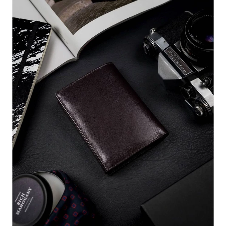 Valódi Bőr ROVICKY Férfi pénztárca RFID Védelemmel