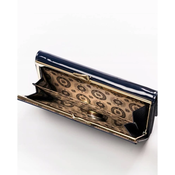 Valódi bőr Lakk  Női pénztárca