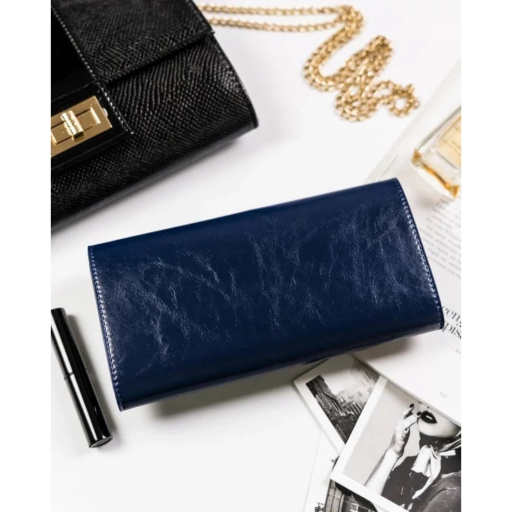 Valódi bőr Elegáns Női pénztárca