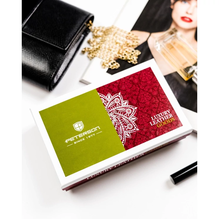 Valódi bőr Elegáns Női pénztárca