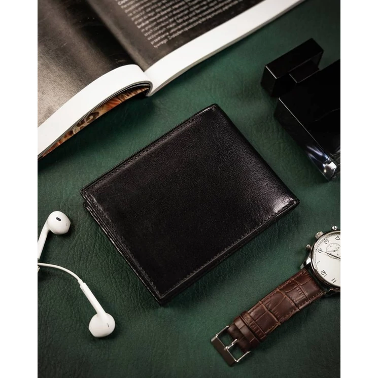 PIERRE CARDIN Elegáns Valódi bőr Férfi pénztárca