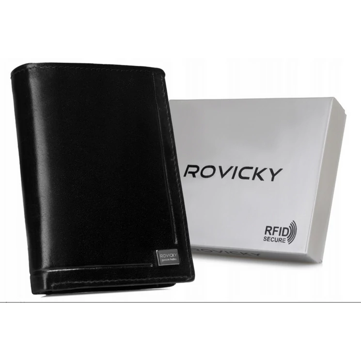 Valódi Bőr Elegáns férfi pénztárca RFID védelemmel