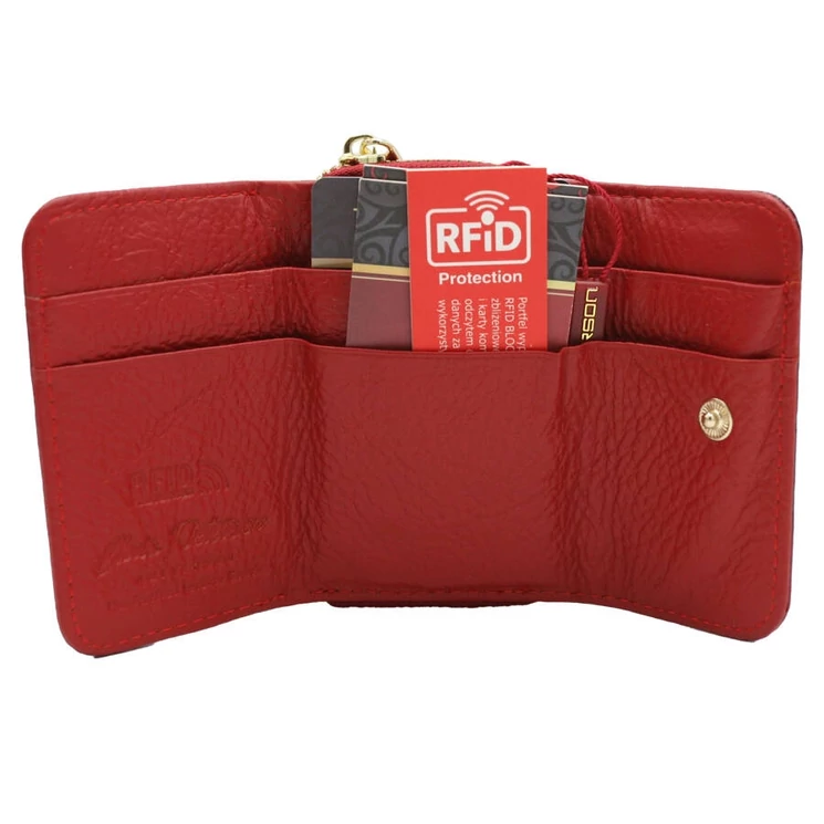 Valódi bőr kisméretű női pénztárca