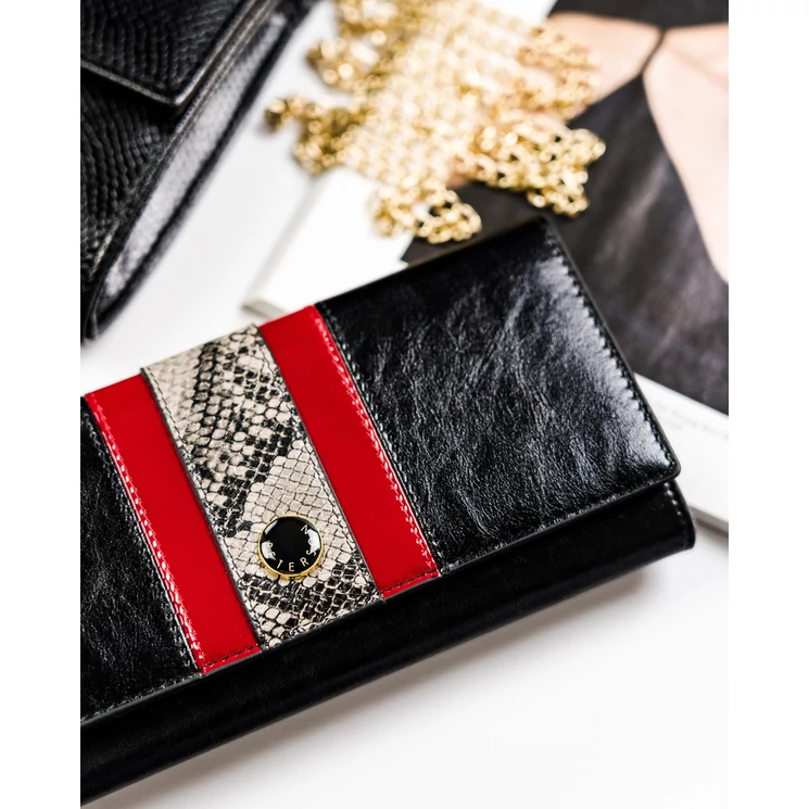 Valódi bőr Női pénztárca