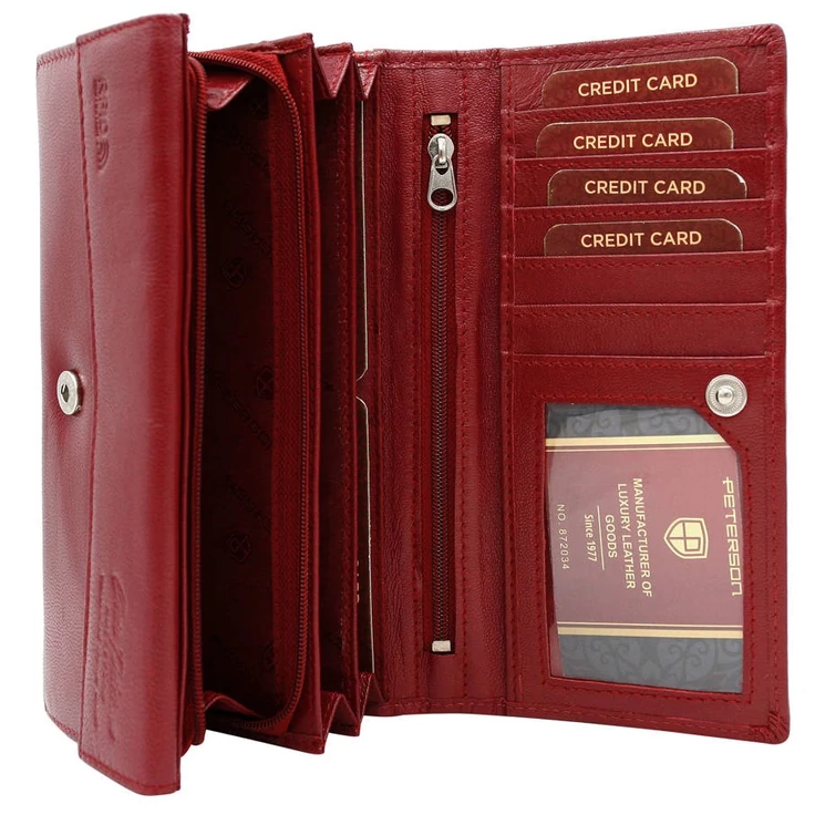 Piros Női pénztárca