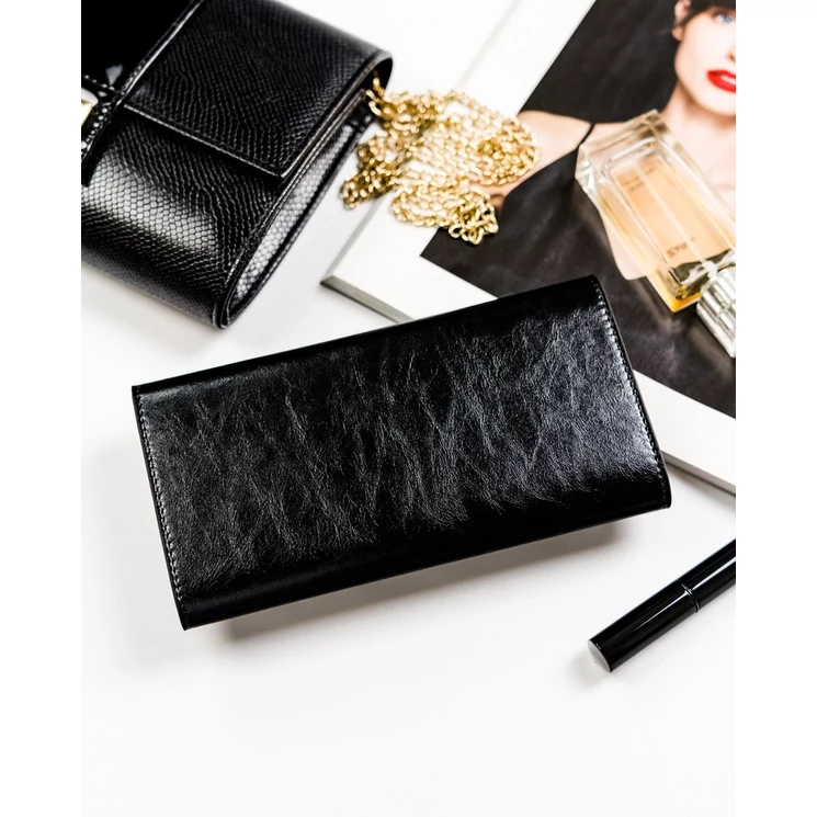 Valódi bőr Elegáns Női pénztárca