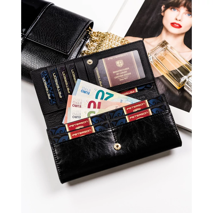 Valódi bőr Női pénztárca