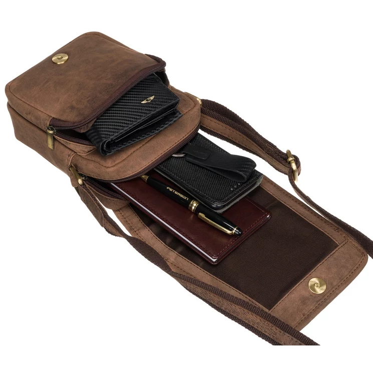 Valódi bőr Férfi oldaltáska