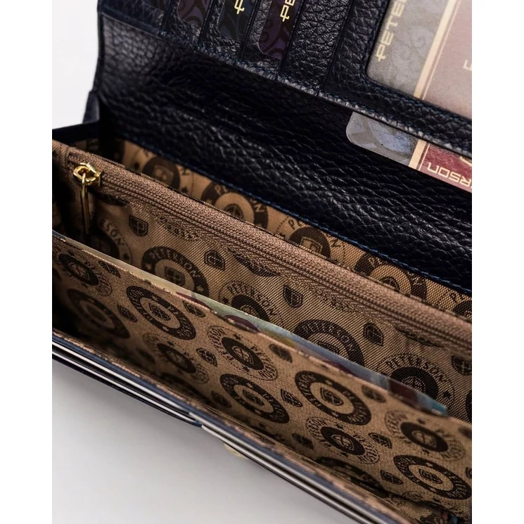 Valódi bőr Lakk  Női pénztárca