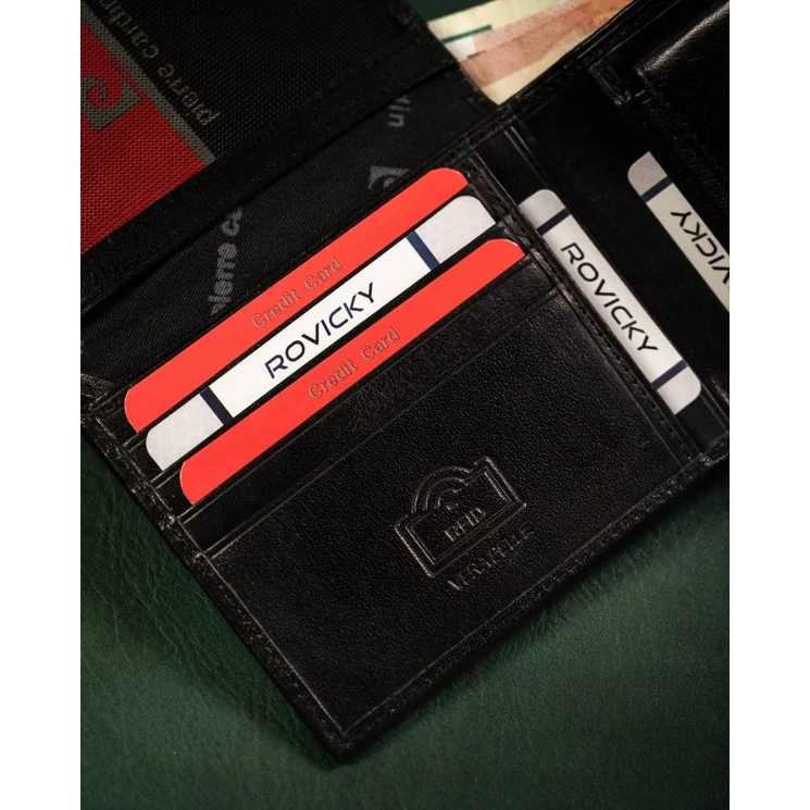 PIERRE CARDIN Elegáns Valódi bőr Férfi pénztárca