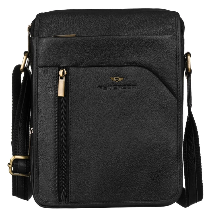 Férfi oldaltáska fekete színben