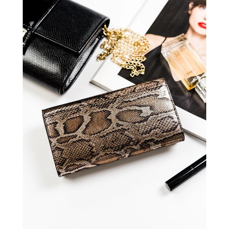 Valódi bőr Lakk Női pénztárca