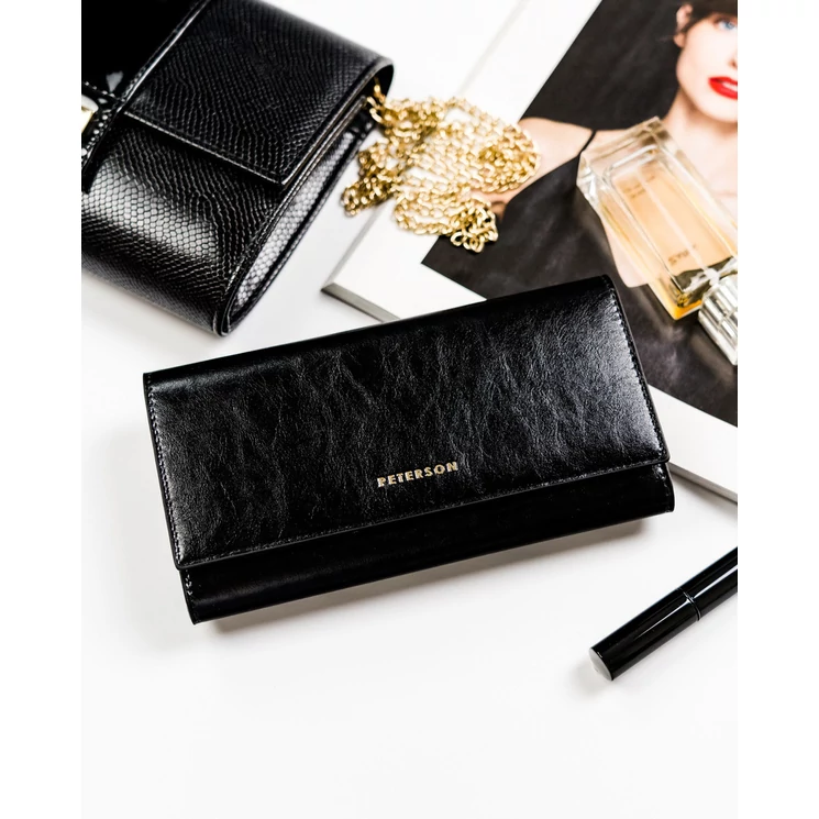 Valódi bőr Elegáns Női pénztárca