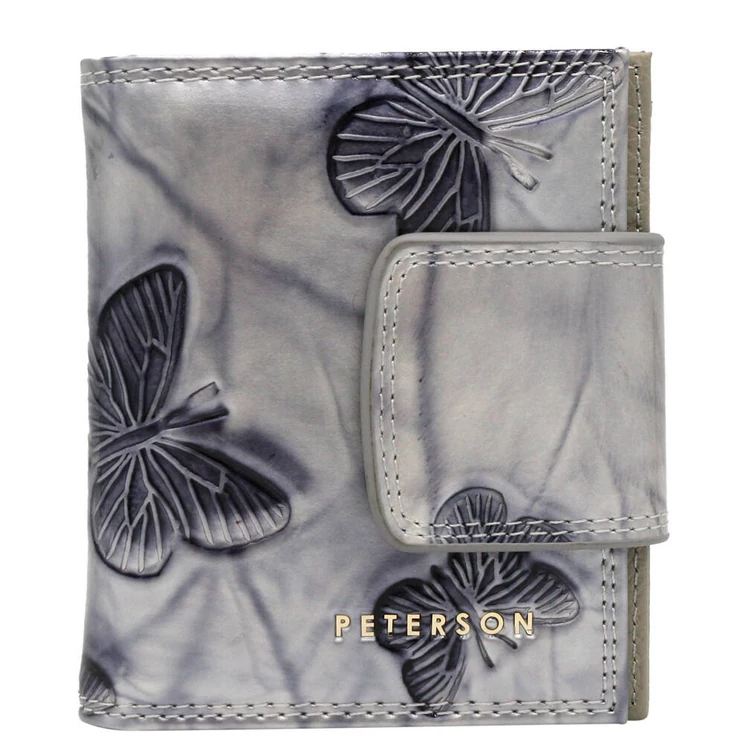 Peterson Piros Lakkbőr Női pillangós pénztárca