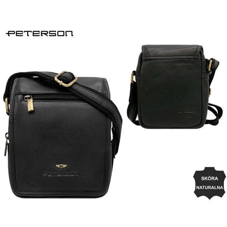  Férfi oldaltáska fekete színben