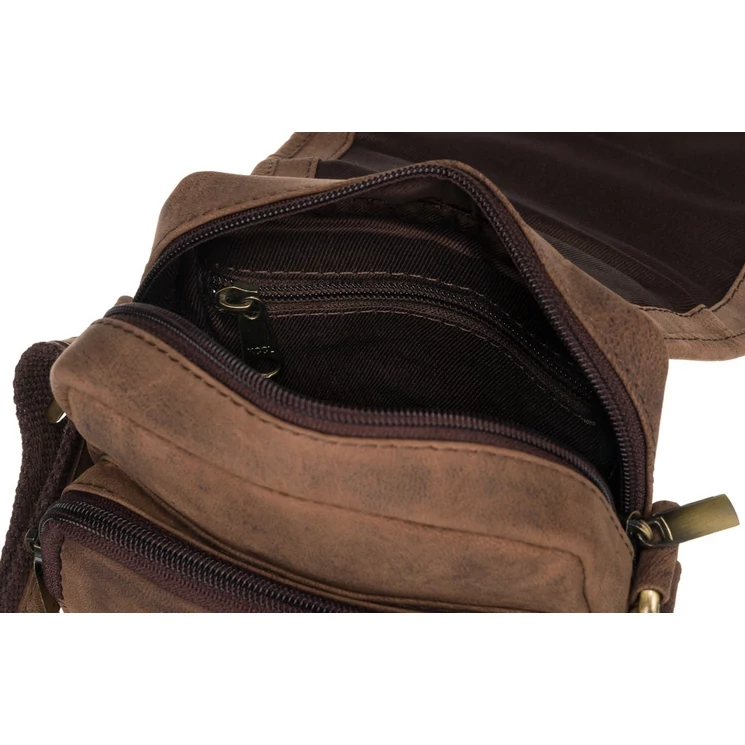 Valódi bőr Férfi oldaltáska