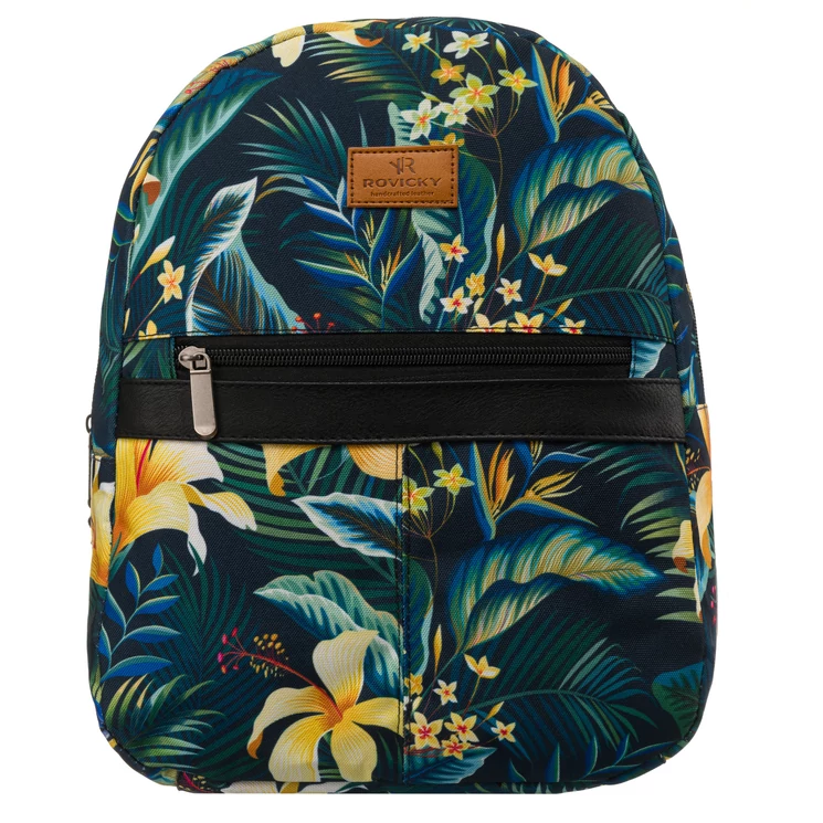 Tágas női városi hátizsák divatos mintában