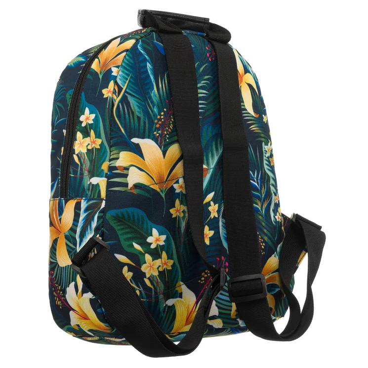 Tágas női városi hátizsák divatos mintában