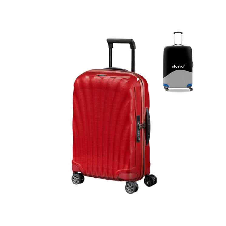 Samsonite C-Lite Spinner Kabinbőrönd 55 cm ajándék bőrönhuzattal