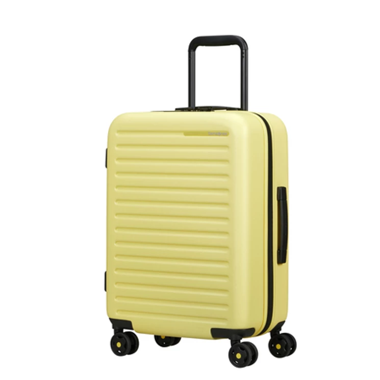 Samsonite Stackd Spinner Kabinbőrönd 55 cm Bővíthető PastelYellow