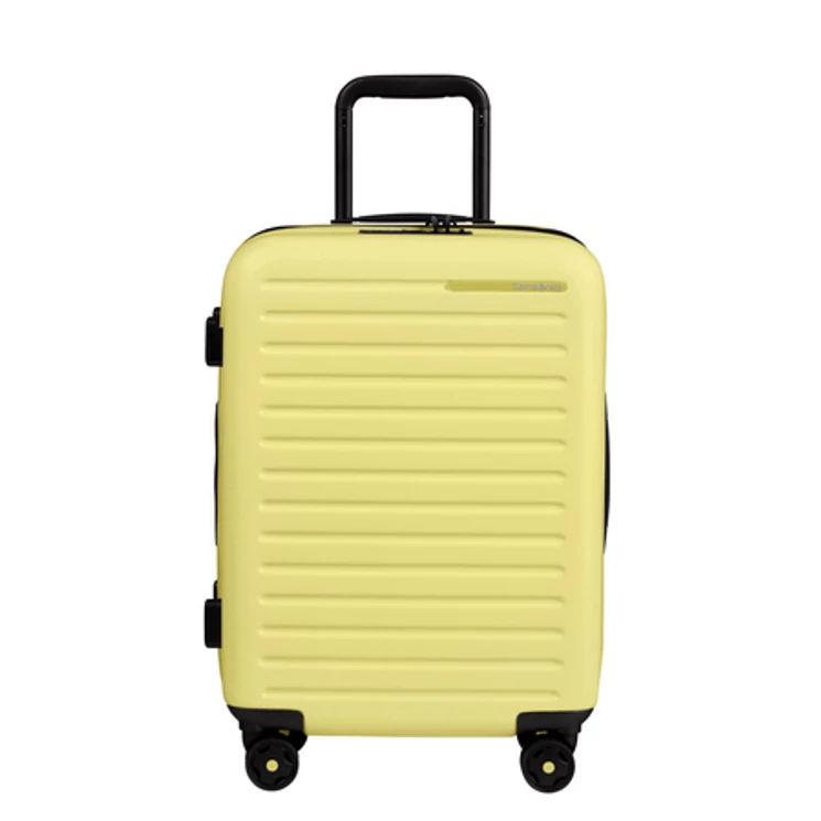 Samsonite Stackd Spinner Kabinbőrönd 55 cm Bővíthető PastelYellow